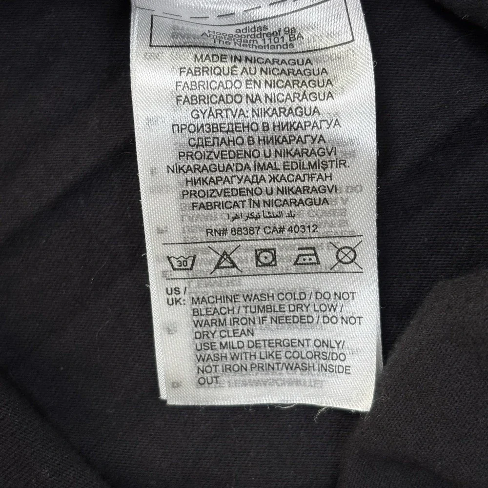 Adidas Men's Black Portland Oregon Big‎ Foot Short Sleeve Graphic Shirt Large
